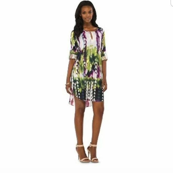 Mossimo Supply Co. Dresses & Skirts - NWT Womens Size Large Shirt Dress Purple & Green